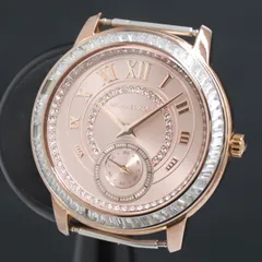 QZ マイケルコース 石付 MK-2448 ピンク文字盤 レディース腕時計 2000000 NSK KRK