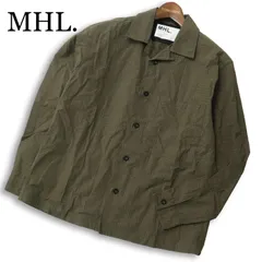 MHL. マーガレットハウエル 通年★ 長袖 グラフチェック ボックスシルエット シャツ ジャケット 日本製 Sz.S メンズのサムネイル