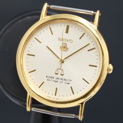 セイコー SEIKO 日本大学法学部平成13年度卒業記念腕時計 箱付 電池 