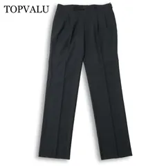 【新品 未使用】 TOPVALU トップバリュ イオン 春夏★ ストレッチ スラックス パンツ 大きいサイズ Sz.94 メンズ グレーのサムネイル