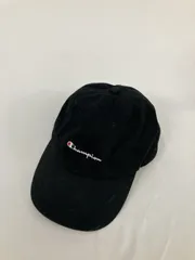 Champion チャンピオン キャップ ブラック コットン ベースボール