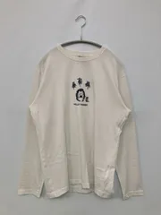HELLY HANSEN ヘリーハンセン Tシャツ/カットソー L ホワイト 前面プリント ブランドロゴ ミドル丈 長袖 クルーネック(丸首)