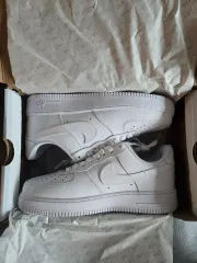 ナイキ エアフォース1 オールホワイト スニーカー サイズ 26.5