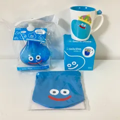 新品未使用品 ドラクエ スマイル スライム ポンプボトル キングスライム マグカップ ミニきんちゃく ブルー 3点セット ドラゴンクエスト  ※沖縄県と離島配送不可【Z01のサムネイル