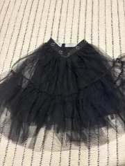 リミテドゥドゥ チュールスカート XL ブラック