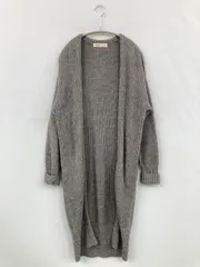 G.Y project カーディガン/ボレロ F グレー ナイロン 無地 ロング丈 長袖