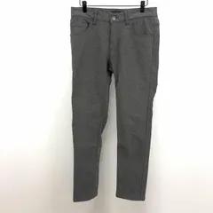 【中古】[印象AB] JOSEPH HOMME ジョゼフ オム スキニーパンツ メンズ 46 杢グレー レーヨン×ポリエステル×ナイロンなど 無地 ジップフライ ソフトデニム テーパード 強めのストレッチのサムネイル