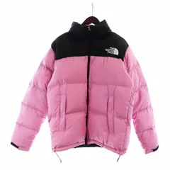ザノースフェイス THE NORTH FACE  ヌプシジャケット ND92335 ダウンジャケット ジップアップ 長袖 スタンドカラー ナイロン ロゴ刺繍 XL ピンク ■GY18 /MQ