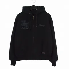 エクストララージ X-LARGE PATCHED OLD ENGLISH HOODED WORK JACKET パッチドオールドイングリッシュフーデッドワークジャケット ブルゾン M ブラック 黒 101261021002