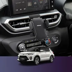 【新品】 LUWU 新型ライズ・ロッキー A200系スマホホルダー 360度回転・ワンタッチクリップ 携帯ホルダー スマホスタンド ライズ アクセサリー ロッキー アクセサリー 0