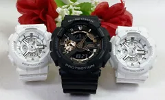 恋人たちのGショック トリプルウオッチ G-SHOCK BABY-G トリプル腕時計 カシオ 3本セット  アナデジ GA-110RG-1AJF BA-110-7A3JF  ラッピング無料 手書きのメッセージカードお付けします   クリスマス