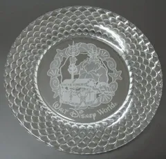 ディズニー　トリトン　リトルマーメイド　ガラスプレート　WDW　ディズニーワールド　Nachtmann社（ドイツ）　箱あり　新品　LM00220