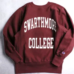 90s メキシコ製 リバースウィーブ スウェット Mサイズ チャンピオン 渋い２段プリント 刺しゅうタグ アメカジ ヴィンテージ トリコ