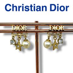 Dior ピアス レボリューション 片方 片耳 パール スター ロゴ ビジュー ディオール レジンパール スター ディオレボリューション ピアス 両耳