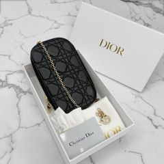 LADY DIOR フォンホルダー カナージュ パテントカーフスキン - メルカリ