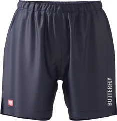 バタフライ Butterfly 卓球 セミロング パンツ メンズ レディース ゲームパンツ ボトムス 吸水 速乾 伸縮 股下長め ウエストゴム仕様 ポケット付 JTTA公認競技用ウエア  52280 178 ネイビー