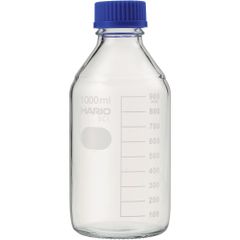 新品2本】 ねじ口 メジューム瓶 2000ml 2L 青キャップ付 茶褐色 - メルカリ