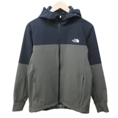 ザノースフェイス THE NORTH FACE エイペックスフレックスフーディー パーカー ジャケット ロゴ NP22081 S カーキグリーン ブラック 系 0323