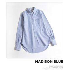 MADISONBLUE マダムシャツ スタンディングカラーシャツ B刺繍 - メルカリ