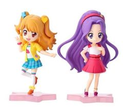 アイカツ プリパラ Adokenette 真中らぁら 大空あかり フィギュア2点