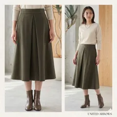 UNITED ARROWS【36】フレアロングスカート 人気色 オフィス S相当