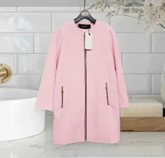 44 55 新品 ザラ レディース ピンク ジャケット スーツ アウター ジャケット 新品 ピンク