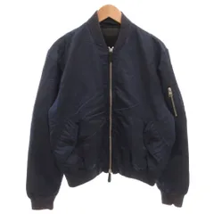 ジェイダブリューアンダーソン JWアンダーソン J.W.ANDERSON MA-1 ボンバージャケット ブルゾン ミリタリー 50 紺 ネイビー /FF ■GY62
