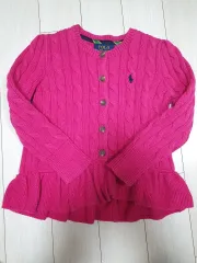 ポロラルフローレン ケーブル フリル カーディガン 3歳