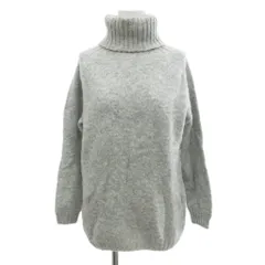 ISLAND TIDES ニット セーター 長袖 オフタートル ウール 36 グレー /JS ■ECA002