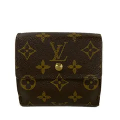LOUIS VUITTON(ルイヴィトン) Wホック財布 モノグラム ポルト モネ・ビエ カルト クレディ M61652 レザー