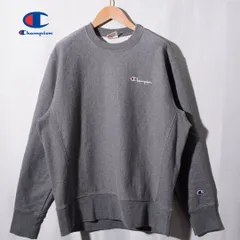 美品 チャンピオン Champion リバースウィーブ REVERSE WAEVE スウェット XL グレー ロゴ刺繍 ストリート オーバーサイズ トレーナー アメカジ 裏起毛 古着 F360