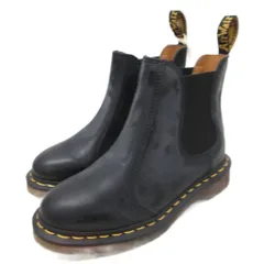 ドクターマーチン DR.MARTENS タグ付き 2976 CHELSEA BOOT BLACK SMOOTH チェルシーブーツ サイドゴアブーツ Uk3 22cm 黒 ブラック 11853001 ■IBO91