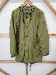 タミーヒルフィガー カーキ色 フード マウンテンパーカー アウター