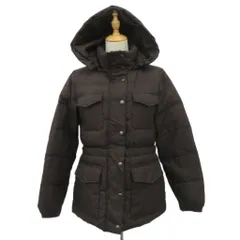 ユニクロ UNIQLO ダウンコート ミドル丈 L ダークブラウン フード付き /HO38 ■ECB002