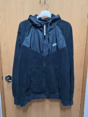 ナイキ フリース ウィンドランナー ジップアップ ジャケット XL ブラック