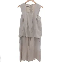 ジョンブル JOHNBULL オーバーオール カバーオール ノースリーブ M グレー ■YHS11 レディース