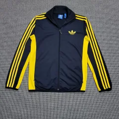 アディダス ファイヤーバード トラックジャージ ジャージ ネイビー/イェロー (100)