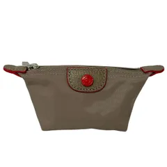 LONGCHAMP(ロンシャン) ポーチ ル プリアージュ クラブ L3693619 グレーベージュ ミニ レザー