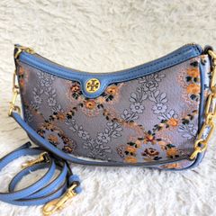 トリーバーチ　ショルダーバッグ 花柄 刺繍　鳥 トリーバーチ ショルダーバッグ 花柄 刺繍 鳥 - メルカリ