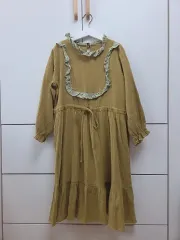 オジョドパパ 女の子 ロング丈ワンピース XXLサイズ(8-10歳)