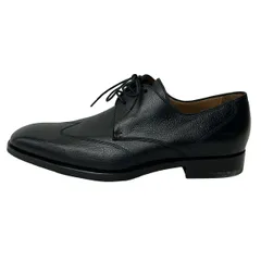 GIORGIOARMANI(ジョルジオアルマーニ) シューズ 39 1/2 メンズ - 黒 レザーのサムネイル