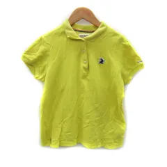 パーリーゲイツ PEARLY GATES Jack bunny ゴルフウエア ポロシャツ 半袖 ロゴ刺繍 2 黄 イエロー /SY37