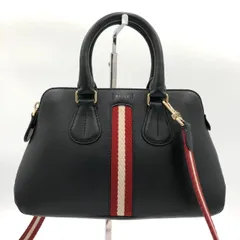 【美品】BALLY バリー ハンドバッグ 2way ショルダーバッグ ブラック 黒 レザー