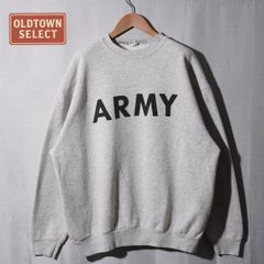 90s USA製 ミリタリー ARMY スウェット L グレー 官給品 ヴィンテージ Vintage CLINE INC U.S ARMY アーミー ロゴプリント アメカジ ストリート 古着 F361