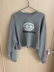 スタジオ トムボーイ クロップド スウェット Tシャツ one size