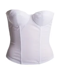 [アウローラ] シンプルビスチェ ブライダルインナー ウェディングドレス 花嫁 新婦 結婚式 (c65, オフホワイト)