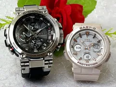 恋人たちのGショックペア G-SHOCK BABY-G ペアウォッチ ペア腕時計 カシオ 2本セット gショック 電波ソーラー MTG-B1000-1AJF BGA-BGA-2510-4AJF ラッピング無料 手書きのメッセージカード 