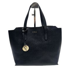 FURLA ソフィア レザー 黒 トートバッグ - メルカリ