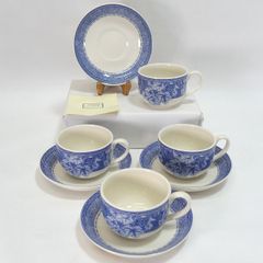 廃盤 WEDGWOOD Home インディゴ カップ＆ソーサー 6客セット - メルカリ