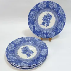 WEDGWOOD HOME VINTAGE BLUE ◆【洋食器】ウエッジウッド/ヴィンテージブルー 21ｃｍプレート（5枚組） 36549 雑貨 コレクション 西洋磁器 ギフト【未使用】 